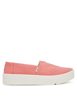 Półbuty Toms Verona Slip On 10021859 Różowy ze sklepu eobuwie.pl w kategorii Buty sportowe damskie - zdjęcie 183873189