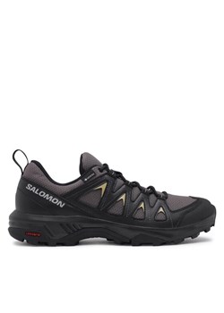 Trekkingi Salomon X Braze GORE-TEX L47180500 Szary ze sklepu eobuwie.pl w kategorii Buty trekkingowe męskie - zdjęcie 183873289