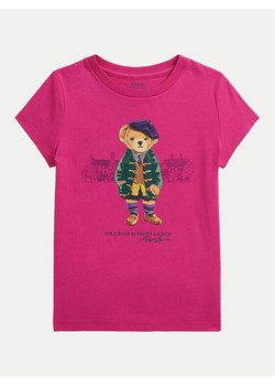 Polo Ralph Lauren T-Shirt 312951080001 Różowy Regular Fit ze sklepu MODIVO w kategorii Bluzki dziewczęce - zdjęcie 183874548