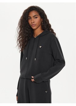 Guess Bluza V4YQ06 KCAY2 Czarny Regular Fit ze sklepu MODIVO w kategorii Bluzy damskie - zdjęcie 183874618