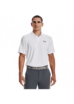 Męska koszulka polo Under Armour UA Matchplay Polo - biała ze sklepu Sportstylestory.com w kategorii T-shirty męskie - zdjęcie 183877188