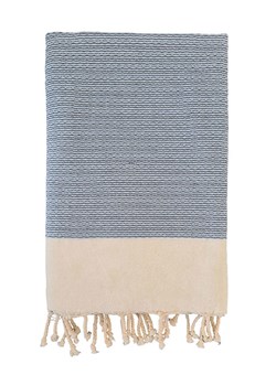 Le Comptoir de la Plage Fouta &quot;Athena&quot; w kolorze niebieskim - 200 x 200 cm ze sklepu Limango Polska w kategorii Ręczniki - zdjęcie 183877575