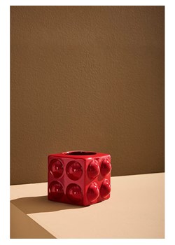 Jotex Wazon &quot;Boo&quot; w kolorze czerwonym - 15 x 15 cm ze sklepu Limango Polska w kategorii Wazony - zdjęcie 183877657
