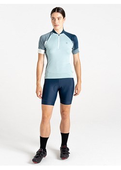Dare 2b Koszulka kolarska &quot;Flutter Jersey&quot; w kolorze błękitno-granatowym ze sklepu Limango Polska w kategorii Bluzki damskie - zdjęcie 183877915