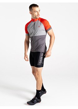 Dare 2b Koszulka kolarska &quot;Protraction III&quot; w kolorze szaro-pomarańczowym ze sklepu Limango Polska w kategorii T-shirty męskie - zdjęcie 183878048