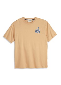 Scotch &amp; Soda Koszulka w kolorze jasnobrązowym ze sklepu Limango Polska w kategorii T-shirty męskie - zdjęcie 183878289