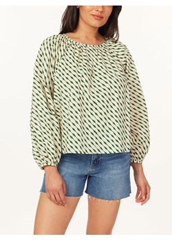 Scotch &amp; Soda Bluzka w kolorze beżowo-zielonym ze sklepu Limango Polska w kategorii Bluzki damskie - zdjęcie 183878408