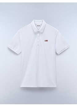Napapijri Koszulka polo w kolorze białym ze sklepu Limango Polska w kategorii T-shirty męskie - zdjęcie 183878658