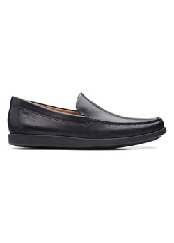 Clarks Skórzane mokasyny &quot;Ferius Creek&quot; w kolorze czarnym ze sklepu Limango Polska w kategorii Mokasyny męskie - zdjęcie 183878667