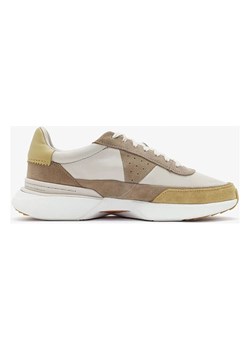 Clarks Skórzane sneakersy &quot;Craft Pace&quot; w kolorze beżowo-jasnobrązowym ze sklepu Limango Polska w kategorii Buty sportowe męskie - zdjęcie 183878838
