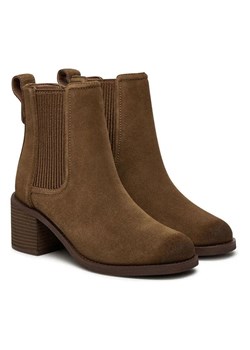 Clarks Skórzane sztyblety &quot;Chamberly Top&quot; w kolorze jasnobrązowym ze sklepu Limango Polska w kategorii Botki - zdjęcie 183878846