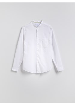 Reserved - Koszula slim fit ze stójką - biały ze sklepu Reserved w kategorii Koszule męskie - zdjęcie 183879038