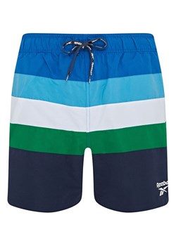 Reebok Szorty kąpielowe &quot;Spiro&quot; w kolorze niebiesko-zielono-czarnym ze sklepu Limango Polska w kategorii Kąpielówki - zdjęcie 183879289