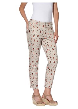 Heine Dżinsy - Slim fit - w kolorze beżowym ze sklepu Limango Polska w kategorii Spodnie damskie - zdjęcie 183879598