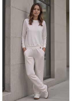 Komplet bluza+spodnie Vivisence 9205kmpl biały ze sklepu kontri.pl w kategorii Komplety i garnitury damskie - zdjęcie 183879765
