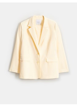 Mohito - Marynarka oversize - żółty ze sklepu Mohito w kategorii Marynarki damskie - zdjęcie 183879888