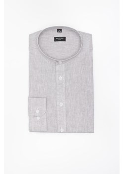 KOSZULA FORMENTO 3287D DŁUGI RĘKAW SLIM FIT ZIELONA Z LNEM ze sklepu Recman w kategorii Koszule męskie - zdjęcie 183879946