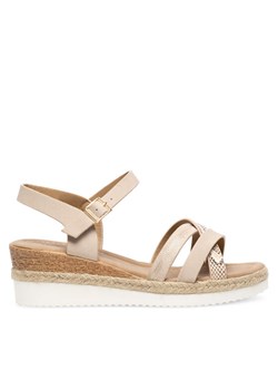 Clara Barson Espadryle WYL0510-04 Beżowy ze sklepu MODIVO w kategorii Sandały damskie - zdjęcie 183882665