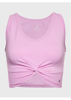 Deha Top A00190 Różowy Slim Fit ze sklepu MODIVO w kategorii Bluzki damskie - zdjęcie 183882678