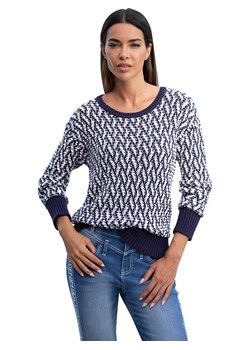 Heine Sweter w kolorze granatowo-białym ze sklepu Limango Polska w kategorii Swetry damskie - zdjęcie 183884196