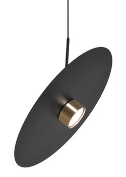 Wisząca duża czarna lampa G0-Z50 ze sklepu Edinos.pl w kategorii Lampy wiszące - zdjęcie 183884388