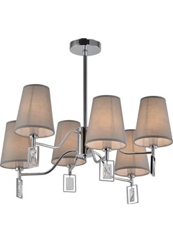 Sześcioramienny żyrandol z eleganckimi zawieszkami - V196-Anix ze sklepu Edinos.pl w kategorii Lampy wiszące - zdjęcie 183884428