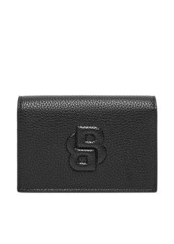 Mały Portfel Damski BOSS Anett New SM 50536339 Czarny ze sklepu eobuwie.pl w kategorii Portfele damskie - zdjęcie 183884749