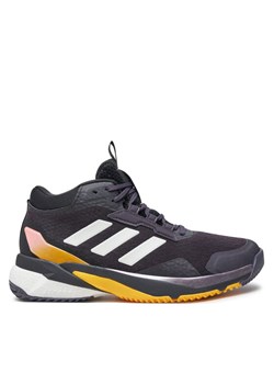 Buty halowe adidas Crazyflight 5 Mid Indoor IG1610 Czarny ze sklepu eobuwie.pl w kategorii Buty sportowe damskie - zdjęcie 183884779