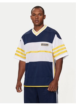 adidas T-Shirt adicolor Adibreak IU2361 Granatowy Loose Fit ze sklepu MODIVO w kategorii T-shirty męskie - zdjęcie 183885545