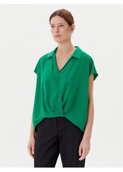 Calvin Klein Bluzka LV044C199G Zielony Regular Fit ze sklepu MODIVO w kategorii Bluzki damskie - zdjęcie 183885567