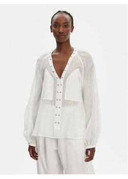 PINKO Bluzka Darren Blusa 105281 A2M7 Z05 Biały Regular Fit ze sklepu MODIVO w kategorii Bluzki damskie - zdjęcie 183885568