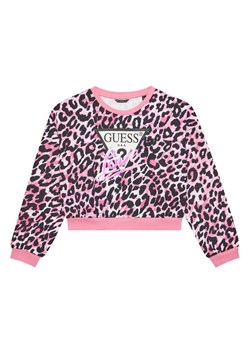 Guess Bluza J5YQ03 KA6R4 Różowy Oversize ze sklepu MODIVO w kategorii Bluzy dziewczęce - zdjęcie 183885645