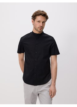 Reserved - Koszula slim fit ze stójką - czarny ze sklepu Reserved w kategorii Koszule męskie - zdjęcie 183887139