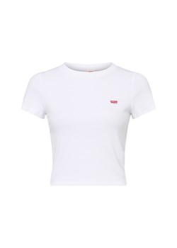Levi's Koszulka damska Kobiety Bawełna biały jednolity ze sklepu vangraaf w kategorii Bluzki damskie - zdjęcie 183887195
