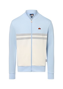 ellesse Bluza męska - Risani Mężczyźni Materiał dresowy jasnoniebieski wzorzysty ze sklepu vangraaf w kategorii Bluzy męskie - zdjęcie 183887207