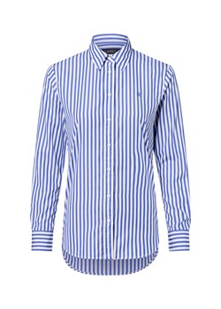 Lauren Ralph Lauren Bluzka damska Kobiety Bawełna niebieski w paski - id: 777952-0001-09900 - marki Ralph Lauren - 183887218 Lauren Ralph Lauren Bluzka damska Kobiety Bawełna niebieski w paski ze sklepu vangraaf w kategorii Koszule damskie - zdjęcie 183887218