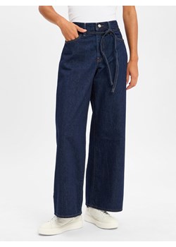 Levi's Dżinsy - XL proste Kobiety Bawełna dark stone jednolity ze sklepu vangraaf w kategorii Jeansy damskie - zdjęcie 183887227