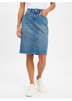 Lauren Ralph Lauren Dżinsowa spódnica damska Kobiety medium stone jednolity ze sklepu vangraaf w kategorii Spódnice - zdjęcie 183887237
