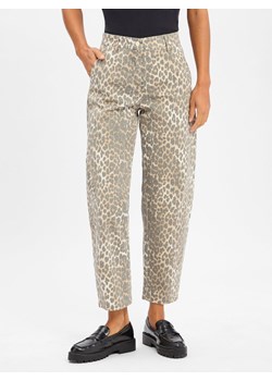 Cambio Damskie spodnie materiałowe - Eve Kobiety Bawełna melanżowy wzorzysty ze sklepu vangraaf w kategorii Spodnie damskie - zdjęcie 183887246