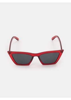 Sinsay - Okulary przeciwsłoneczne - czerwony ze sklepu Sinsay w kategorii Okulary przeciwsłoneczne damskie - zdjęcie 183887478