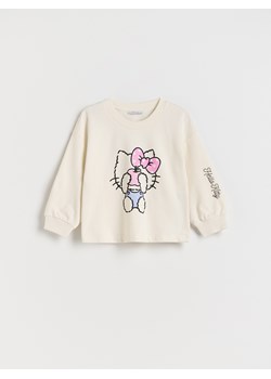 Reserved - Koszulka Hello Kitty - kremowy ze sklepu Reserved w kategorii Bluzki dziewczęce - zdjęcie 183887535