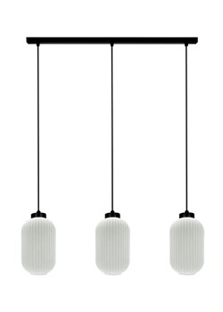 Lampa wisząca z trzema kloszami biała Saenko ze sklepu Edinos.pl w kategorii Lampy wiszące - zdjęcie 183888486