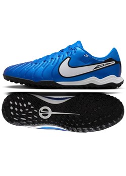 Buty piłkarskie Nike Tiempo Legend 10 Academy Tf M DV4342-400 niebieskie ze sklepu ButyModne.pl w kategorii Buty sportowe męskie - zdjęcie 183888515