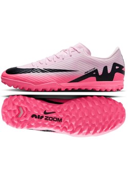 Buty piłkarskie Nike Zoom Mercurial Vapor 15 Academy Tf M DJ5635-601 różowe ze sklepu ButyModne.pl w kategorii Buty sportowe męskie - zdjęcie 183888516