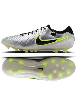 Buty piłkarskie Nike Tiempo Legend 10 Elite AG-Pro M DV4330-001 szare ze sklepu ButyModne.pl w kategorii Buty sportowe męskie - zdjęcie 183888518