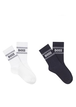 BOSS Zestaw 2 par wysokich skarpet dziecięcych J51738 Kolorowy ze sklepu MODIVO w kategorii Skarpetki dziecięce - zdjęcie 183889025