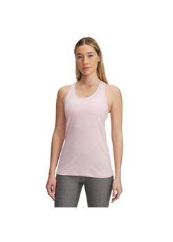 Damski top treningowy Under Armour Tech Mesh Racer Tank - różowy ze sklepu Sportstylestory.com w kategorii Bluzki damskie - zdjęcie 183890568