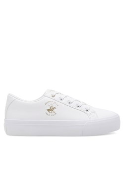 Tenisówki Beverly Hills Polo Club BHPC040WHP Biały ze sklepu eobuwie.pl w kategorii Trampki damskie - zdjęcie 183890795