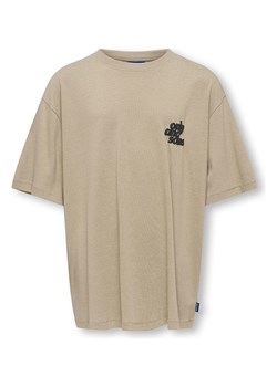 ONLY &amp; SONS Junior Koszulka &quot;Blake&quot; w kolorze beżowym ze sklepu Limango Polska w kategorii T-shirty chłopięce - zdjęcie 183893216