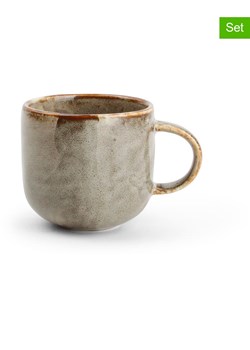 Salt and Pepper Filiżanki (4 szt.) &quot;Studio Urban&quot; w kolorze szarym do mokki - 90 ml ze sklepu Limango Polska w kategorii Filiżanki - zdjęcie 183893297